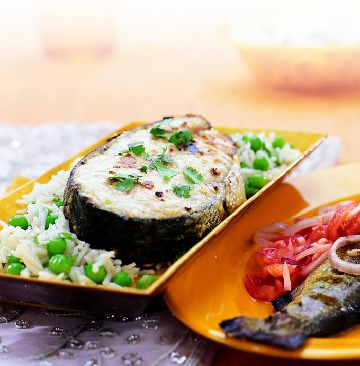 Zalm met koriander