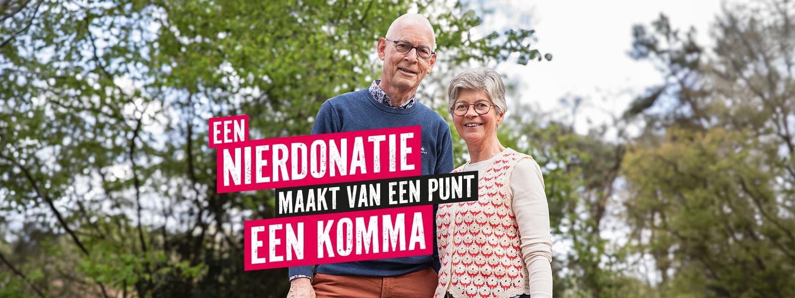 Jan en Shirley die beiden een nier doneerden aan een onbekende
