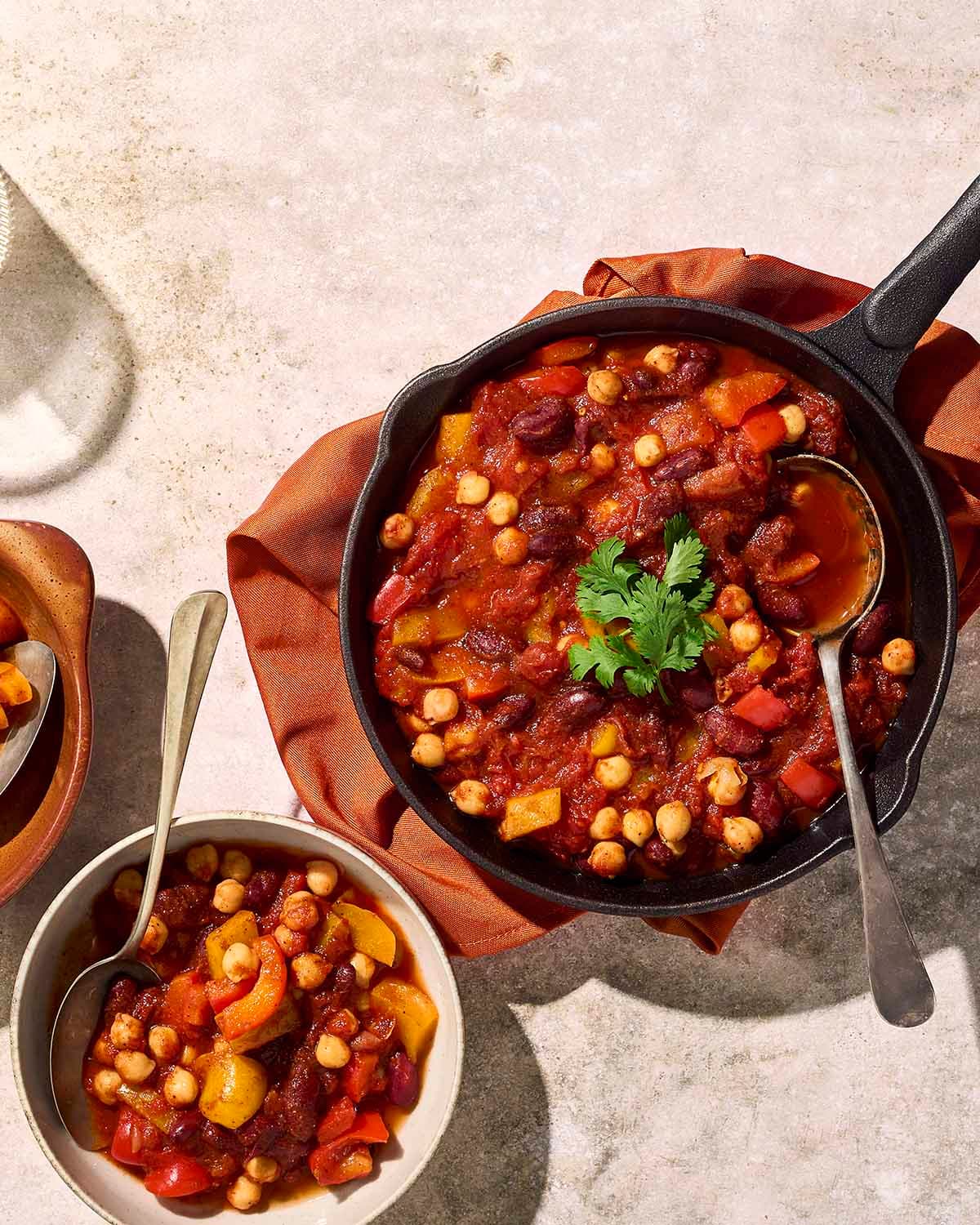 Chili sin carne met kikkererwten