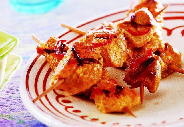 Zoutarm recept voor moorse spiesjes