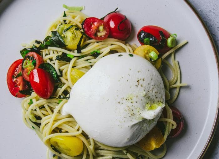 pasta burrata
