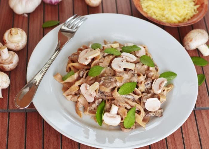 tagliatelle champignons
