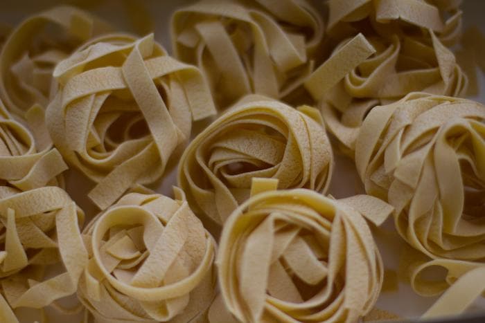 Zoutarme tagliatelle met boursin