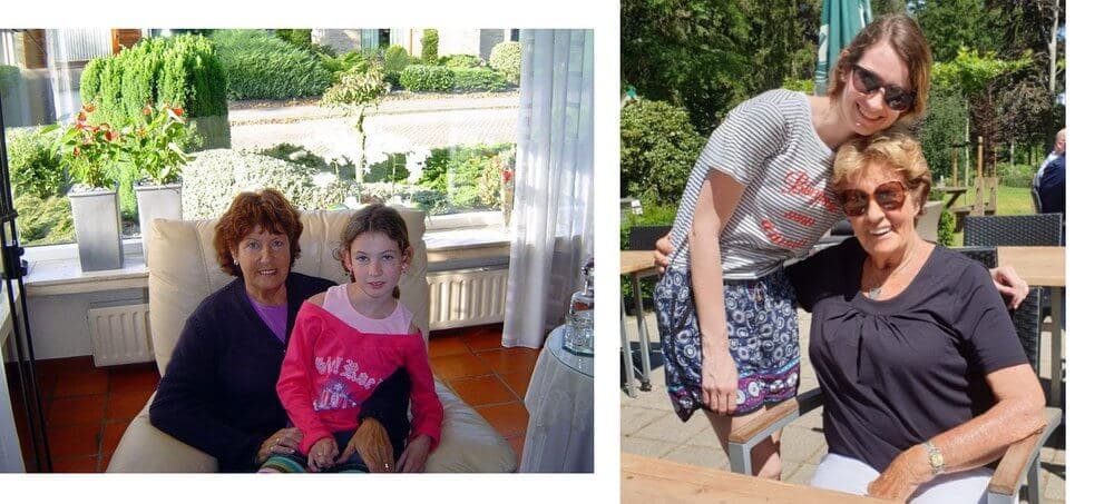 Foto Denise en oma Loe