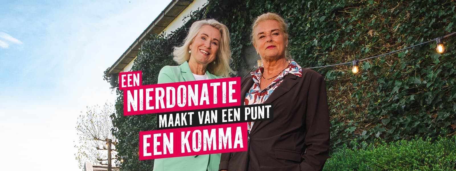 Maddy en Marion vormen samen het nierteam