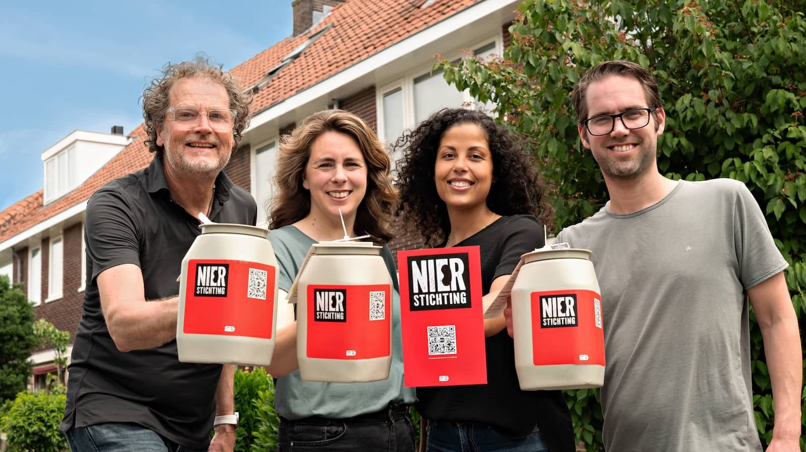 Het team van de Nierstichting die zich inzet voor de week van de Nieren