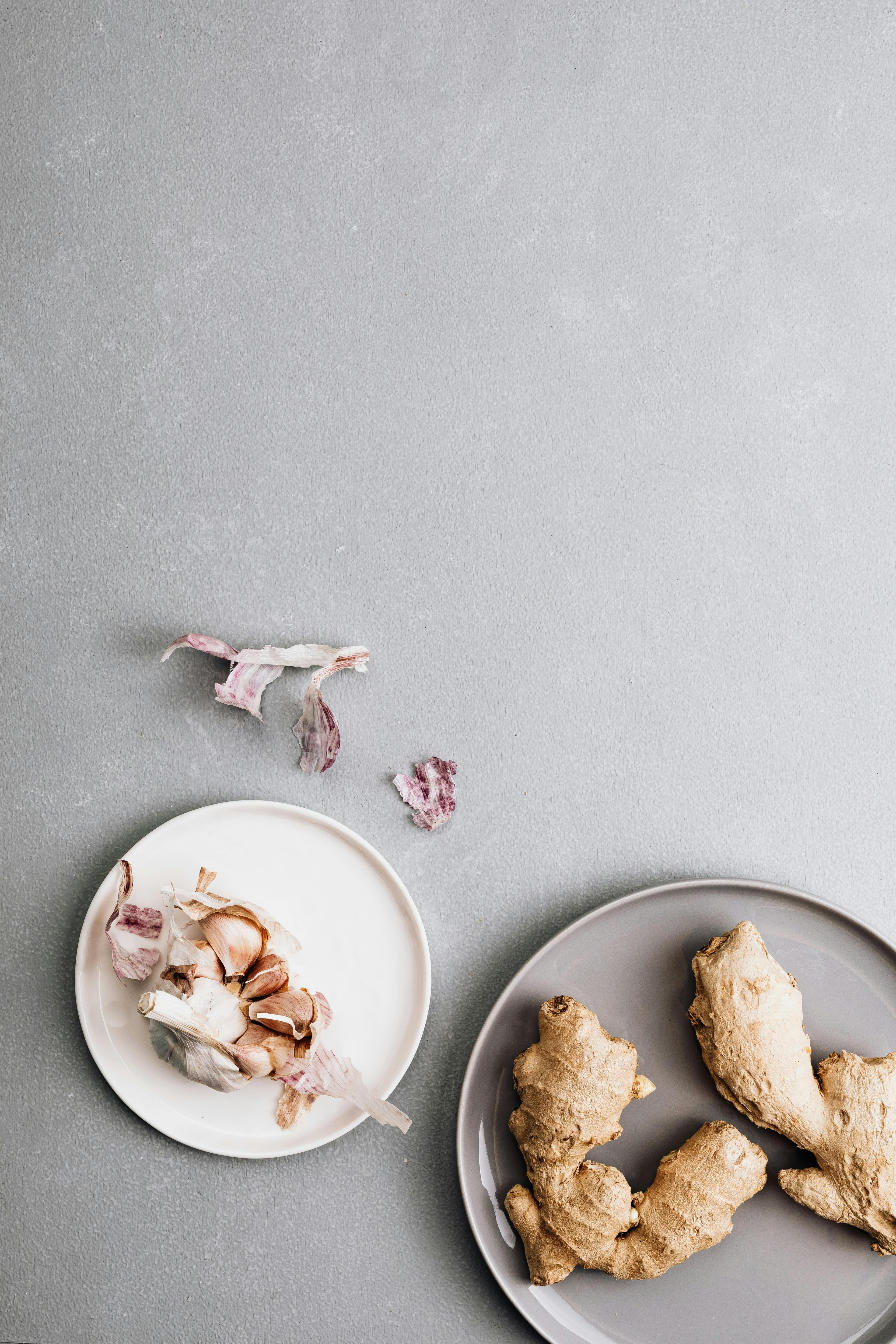 knoflook en gember