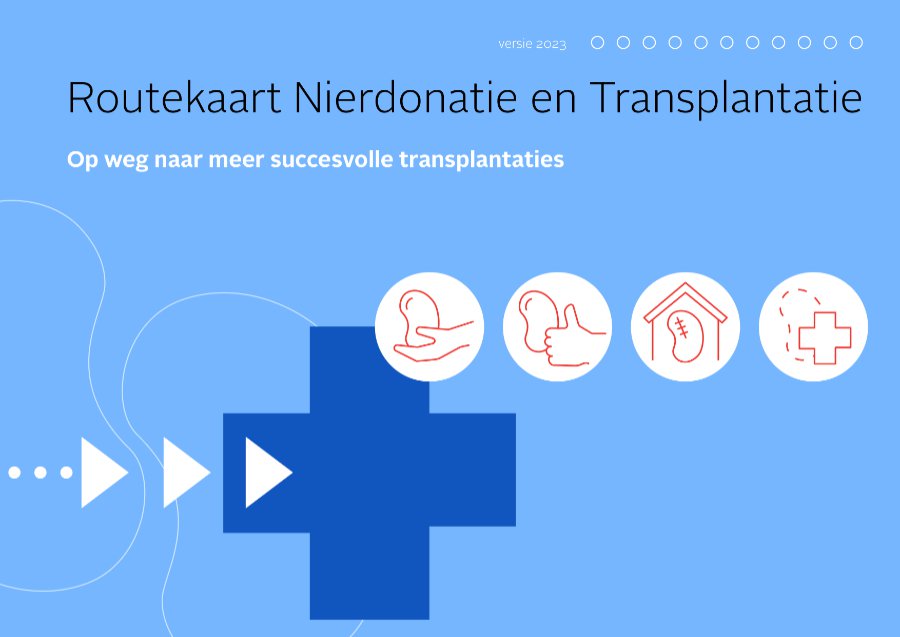 Routekaart nierdonatie en transplantatie